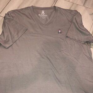 Psycho Bunny Slate gray shirt sleeve t shirt.